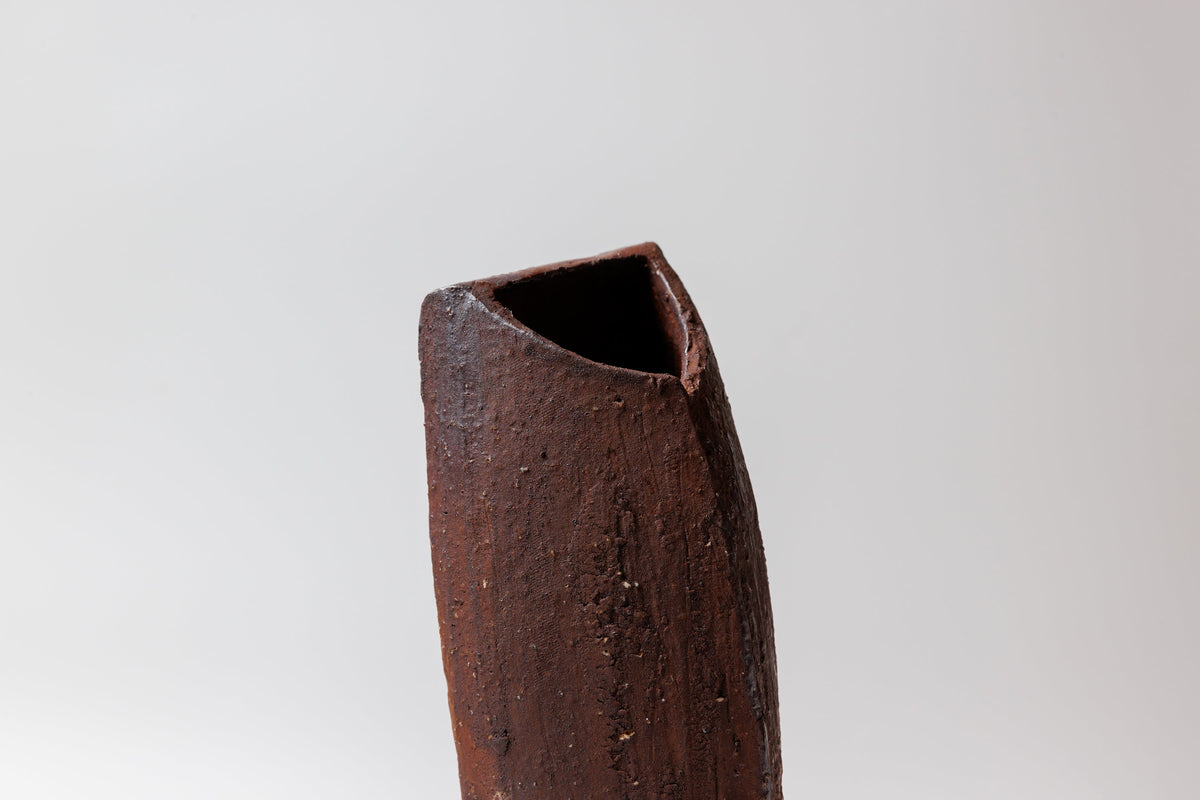 萩焼締掛花入 | artrip山口